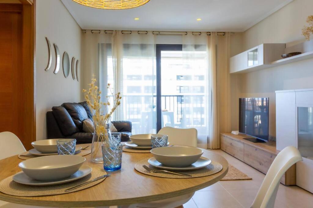 Alboraya Apartamento Con Vista Al Mar Y Piscina Valencia Exterior photo